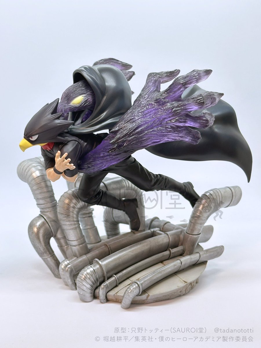 📢2/6のワンフェス冬に参加します。
◆僕のヒーローアカデミア
①新作『飛ぶの初めて？』3Dプリントキット
②再販『常闇踏陰（飛行）』レジンキャストキット
原型：只野トッティー

未塗装、未組立での販売ですので、完成には磨きや塗装が必要です。

松<a href="/matsu_tokushima/">松</a>