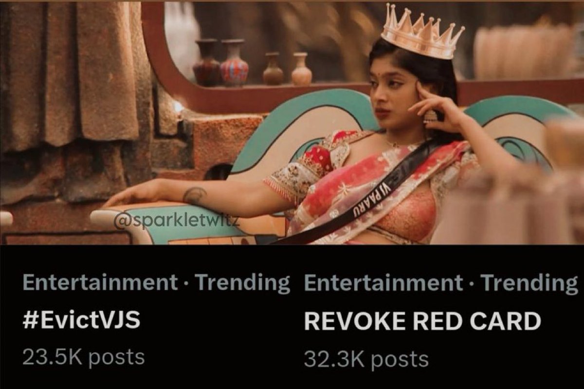 DONE &amp; DUSTED 😤🔥

PR illa da REAL supporters oda POWER 🔥

REVOKE RED CARD 
#EvictVJS #VJPaaru #BiggBossTamil9
<a href="/vijaytelevision/">Vijay Television</a> <a href="/EndemolShineIND/">Endemol Shine India</a>