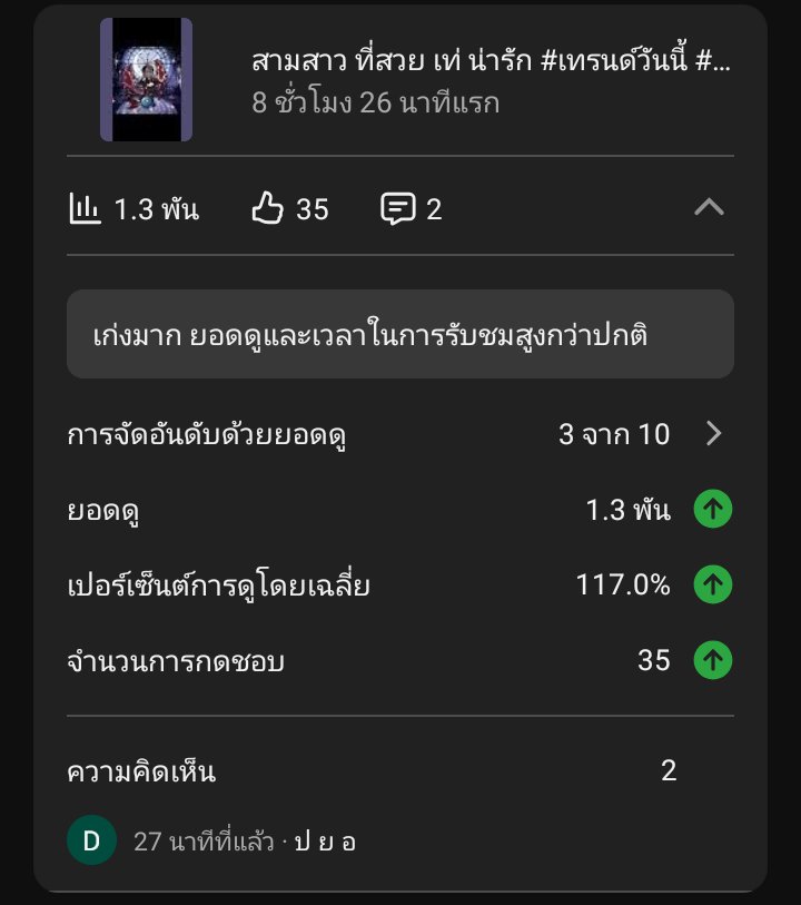 ตื่นมาคือ ก็เจอข้อความนี้ "ป ย อ"
คือแบบ คิดว่าจะไม่เจอ สุดท้ายมาเจอ
ผมไม่รู้เข้าใจความหมายถูกไหม
เหงื่อ ไม่กล้าลงคลิปต่อเลย ขออนุญาตลบข้อความแสดงคิดเห็นกับซ่อมผู้ใช้น่ะครับ
ไม่ได้คิดว่าไรนะ คือแบบถ้าไม่ชอบไม่ต้องพิมพ์แบบนั้นก็ได้นะ TTไม่ได้บังคับให้ดู