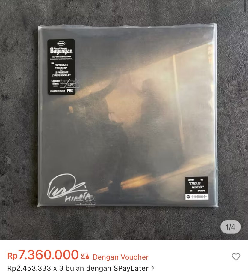 Yaa Allah, berilah hamba rejeki lebih buat nebus vinyl Menari Dalam Bayangan 🤲🧎‍♀️‍➡️

🔗: s.shopee.co.id/8Kj9LZ8jcF