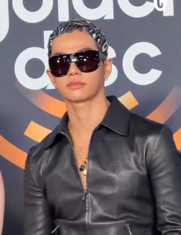 AboutMusicYT's tweet image. Tarzzan of ALLDAY PROJECT at the 2026 Golden Disc Awards.