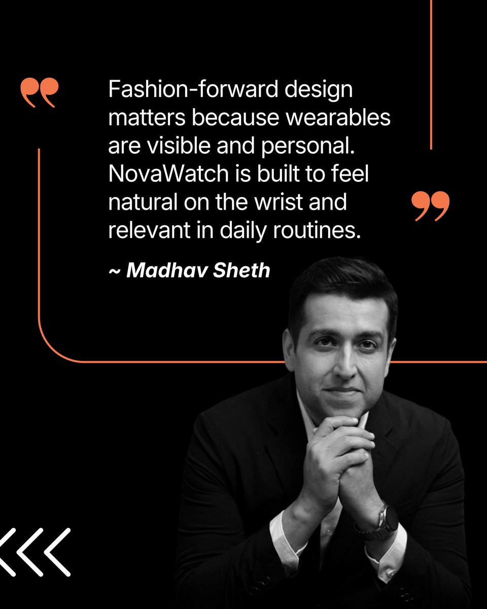 MadhavSheth1's tweet image. Wearables work best when they’re useful, stylish, and easy to wear every day. 

#NovaWatch coming soon Q1, 2026.

#NovaWatch #Active #AddaPlus
