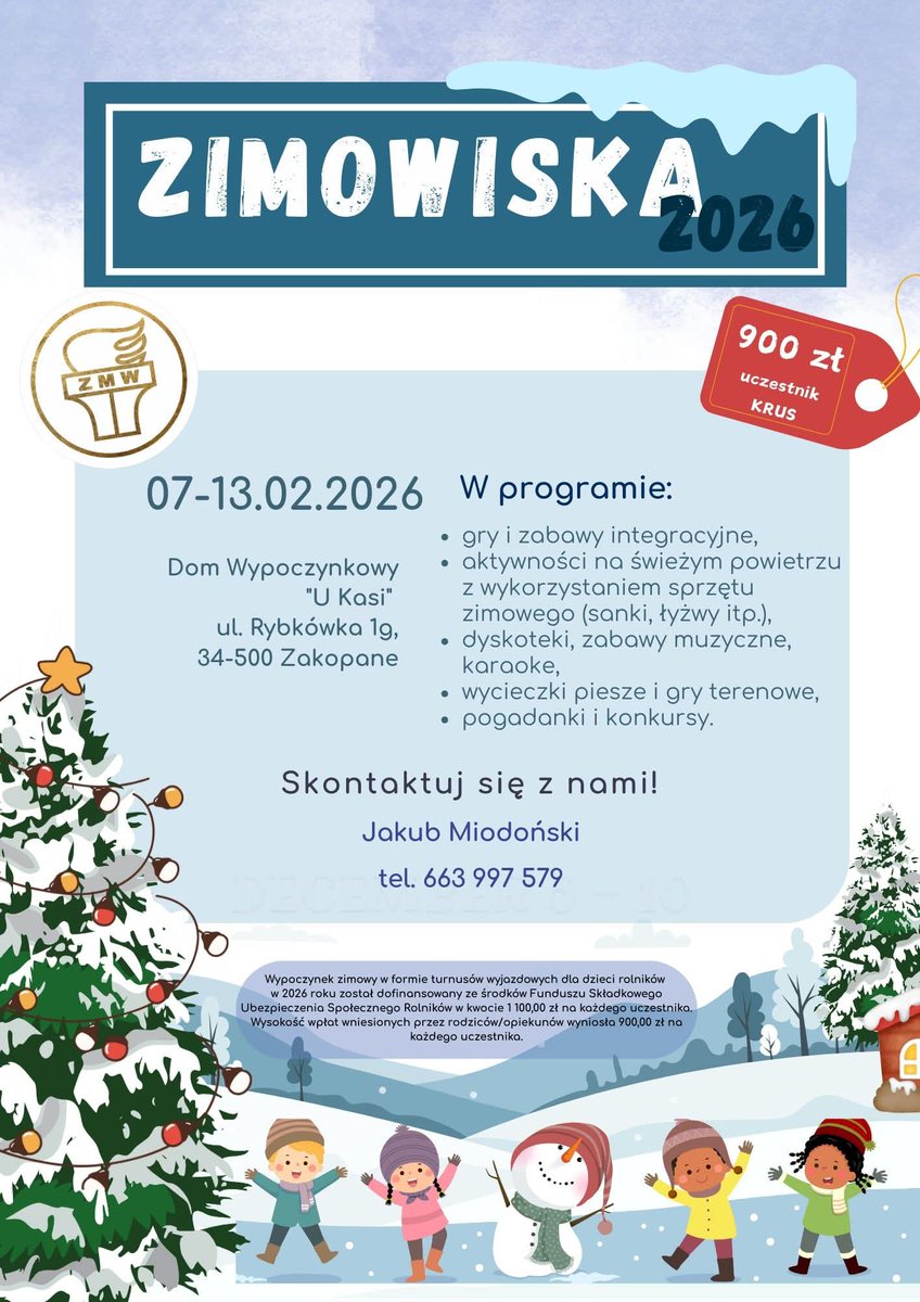 JakubMiodonski's tweet photo. Zachęcam do kontaktu w celu poznania szczegółów. Zapisy trwają ❄️ https://t.co/4vsnAz8FGc