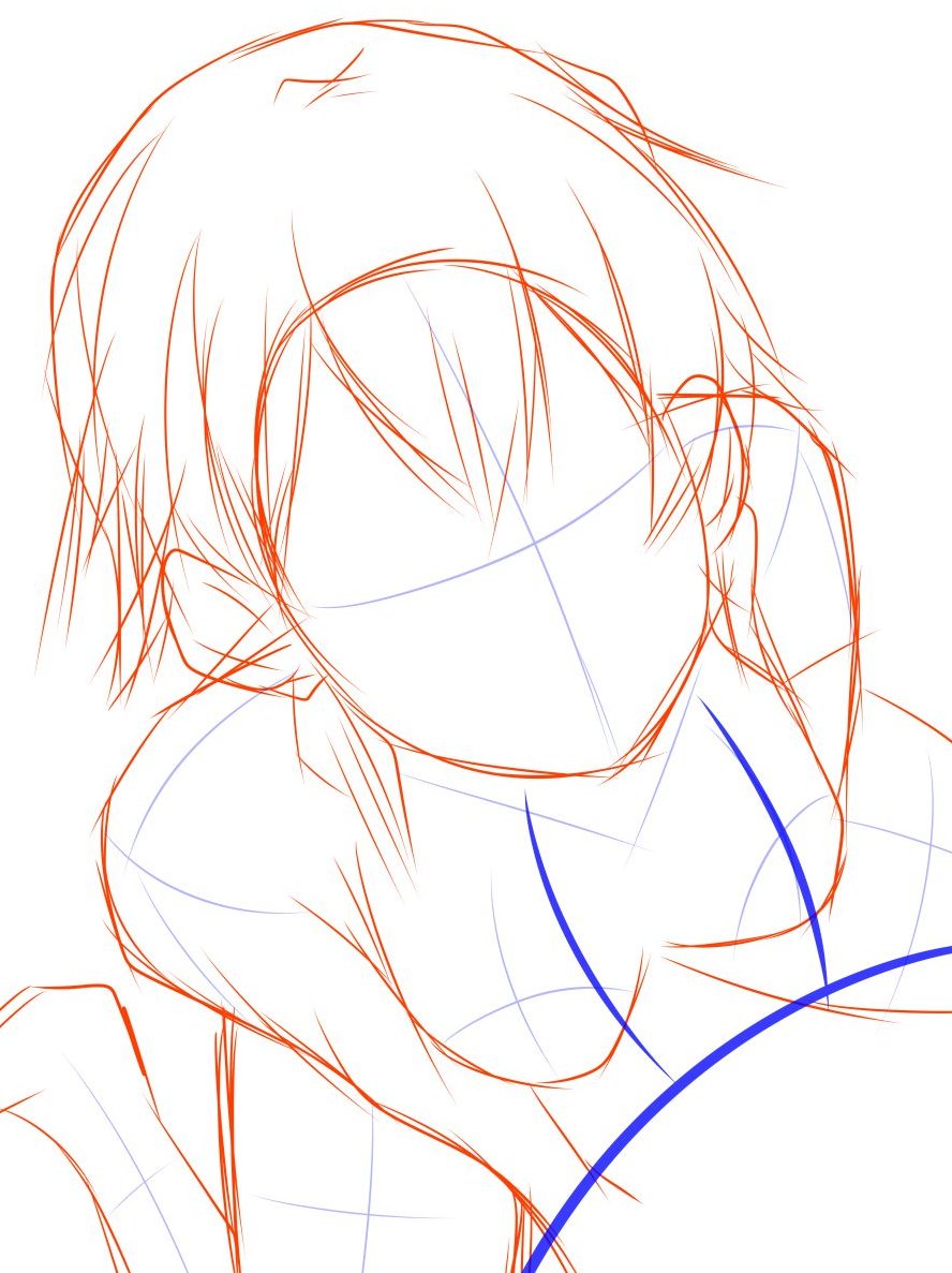 描いておきたい構図をカキカキしてましたんご〆(‾・ω・‾)b 