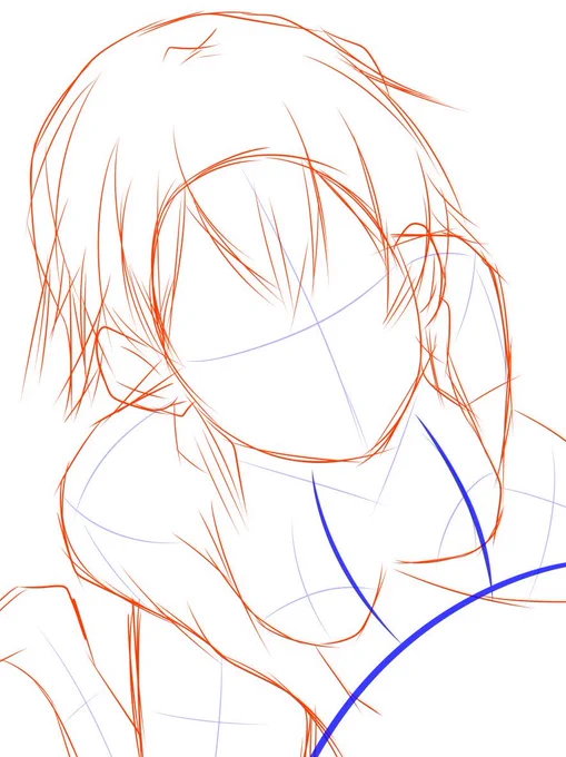 描いておきたい構図をカキカキしてましたんご〆(‾・ω・‾)b