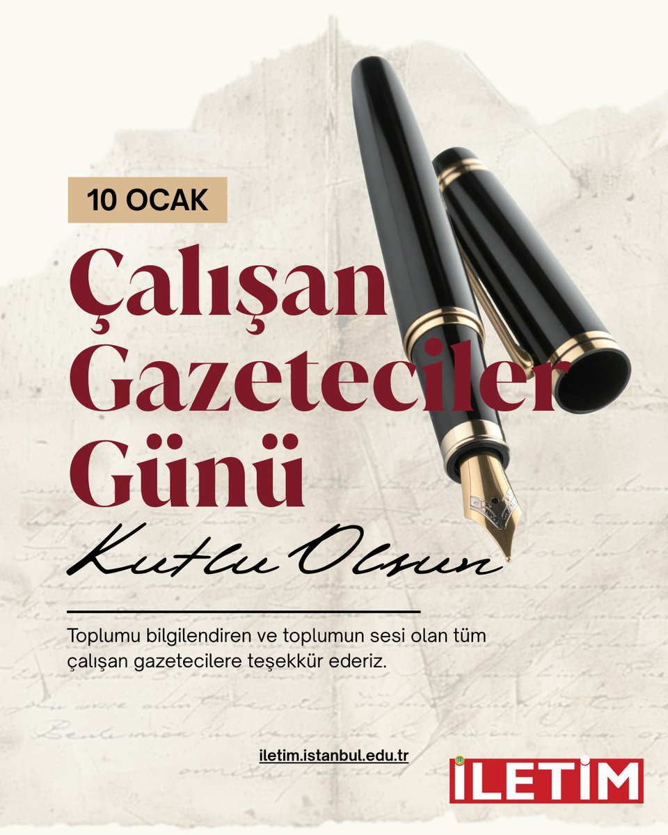 Toplumu bilgilendirme sorumluluğunu üstlenen tüm çalışan gazetecilerin
10 Ocak Çalışan Gazeteciler Günü kutlu olsun. 🗞️ ❤️