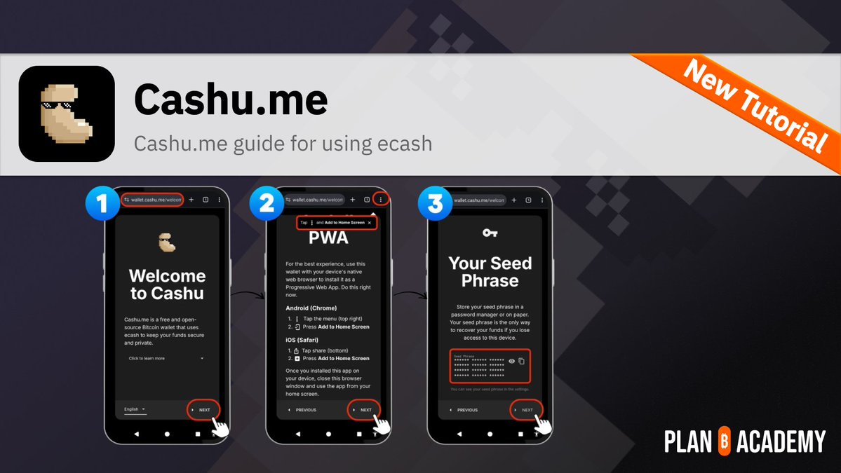 planb_network's tweet photo. Authoritarian Governments may shut down the internet to assert control.

But with freedom tech, you can fight back:

🗣️ Bitchat: P2P messaging with no internet
💰 Cashu: Bitcoin made anonymous.

One could even send Cashu without internet,  via Bitchat 👀

Every tool has trade-offs. Learn them. Use them. Help Freedom Tech!

Enjoy your Saturday and stay sovereign.🧡
