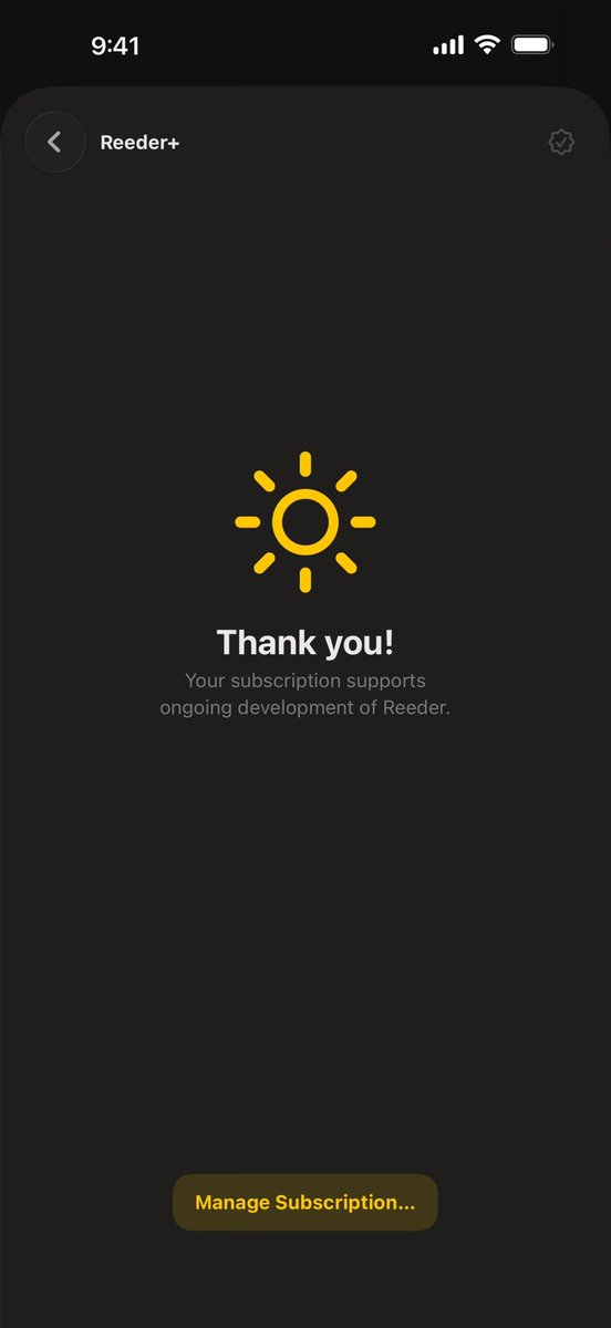 ldrer's tweet image. でまあ、ずっと Reeder 使わせてもらってるから Classic じゃない新しいほう使ってみるのもいいよねと思ってサブスク入ったところ
reederapp.com