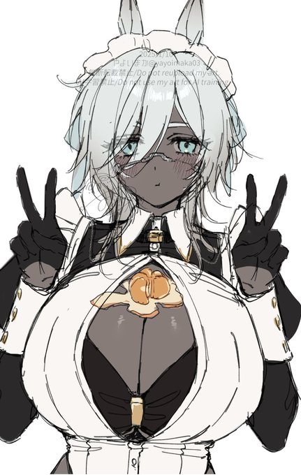 好みのデザインに描けた気がする🐴 #OC 