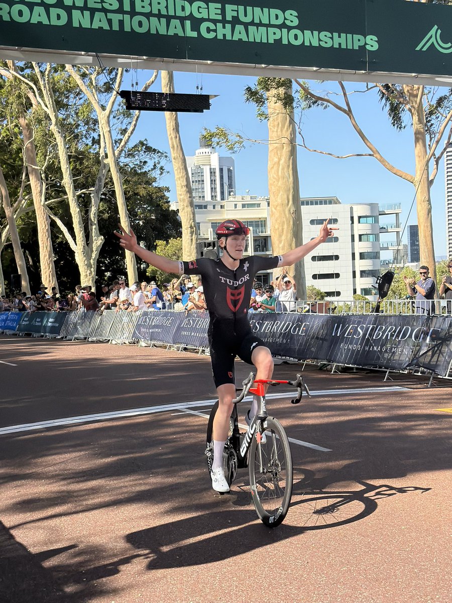A great ride by Jackson Medway to win the men’s U23 Road Race. @TudorProCycling  #RoadNats26