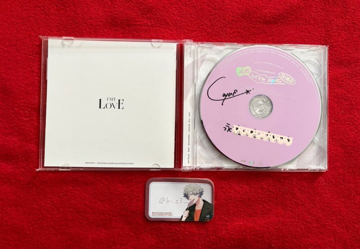 交換】うたプリ 15th Anniversary CD LOVE ver. 特典 直筆サイン 直筆