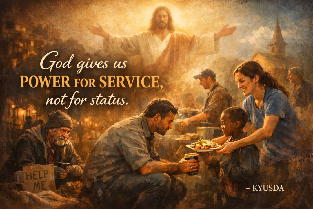 Power in God’s kingdom is not about position, but service. Come be renewed during our Week of Prayer. #PowerToServe