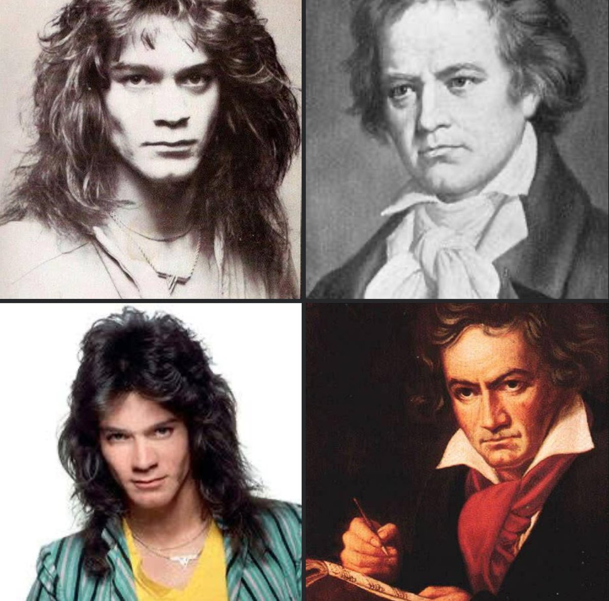 DanielGilr44222's tweet image. Edward Lodewijk Van Halen and Musician Ludwig van Beethoven. "Symphony with the Devil".....

Revelation 12: Satan and his angels were cast down to earth, and his defining role is as the deceiver of mankind.