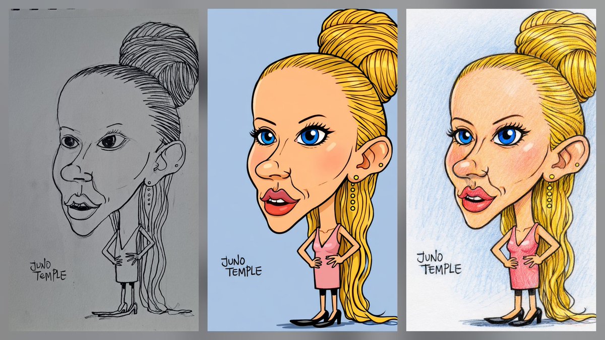 10 #JunoTemple #caricatureresolution2026 #coloreadoIA