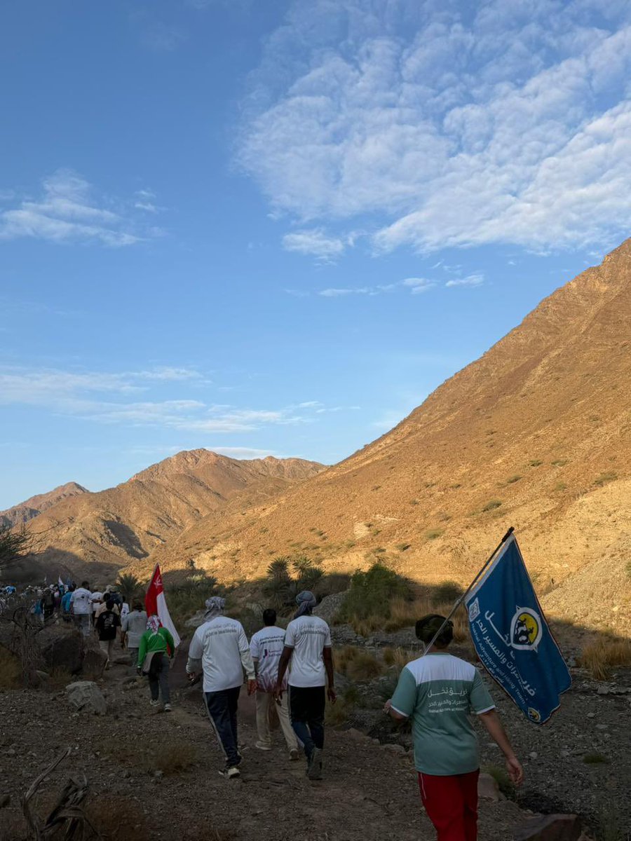 شارك الفريق صباح اليوم السبت مساراً "اكتشف وادي فيض"بولاية شناص بتنظيم من فريق شناص للمغامرة والترحال تحت رعاية اللواء الركن متقاعد/ سعيد بن ناصر السالمي