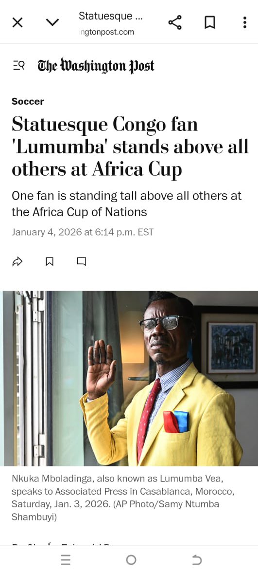 KamikaAnne's tweet image. De la RDC à washington post @washingtonpost …
Lumumba vea a valablement fait parler de la RDC plus que certains officiels.