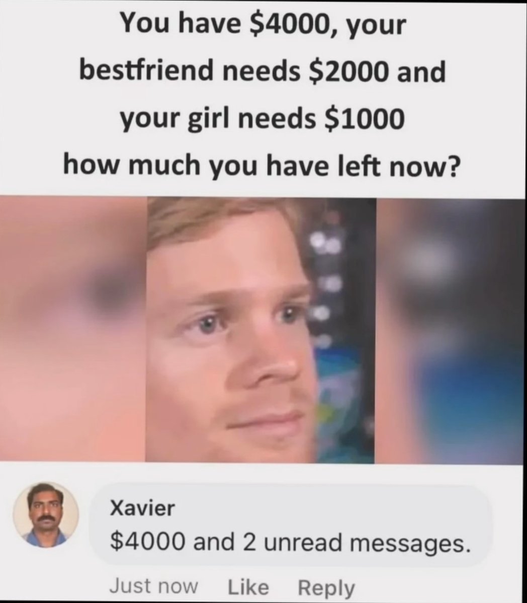 Xavier never disappoints 😂