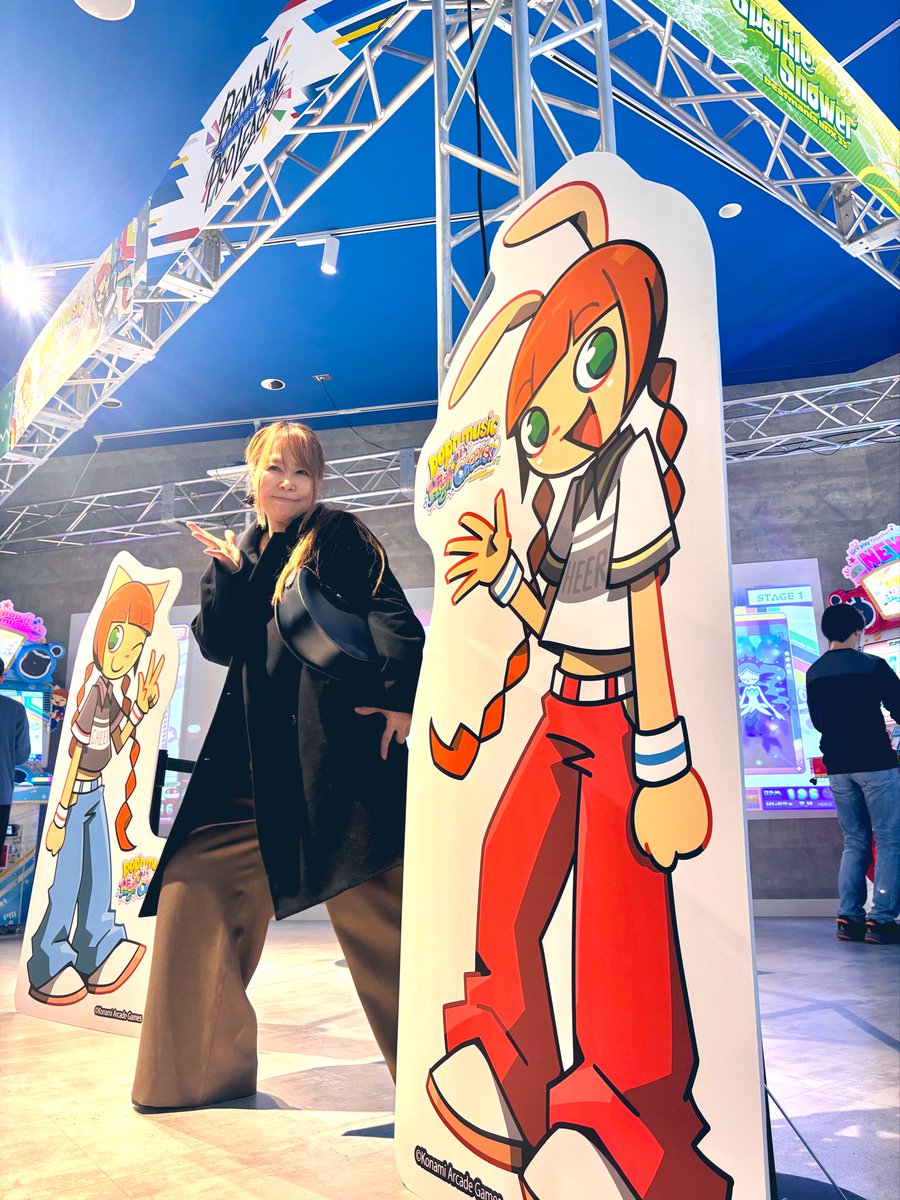 2026年初ポップン！でっかポップ君はマジでっかくて口の中が虹色に輝い