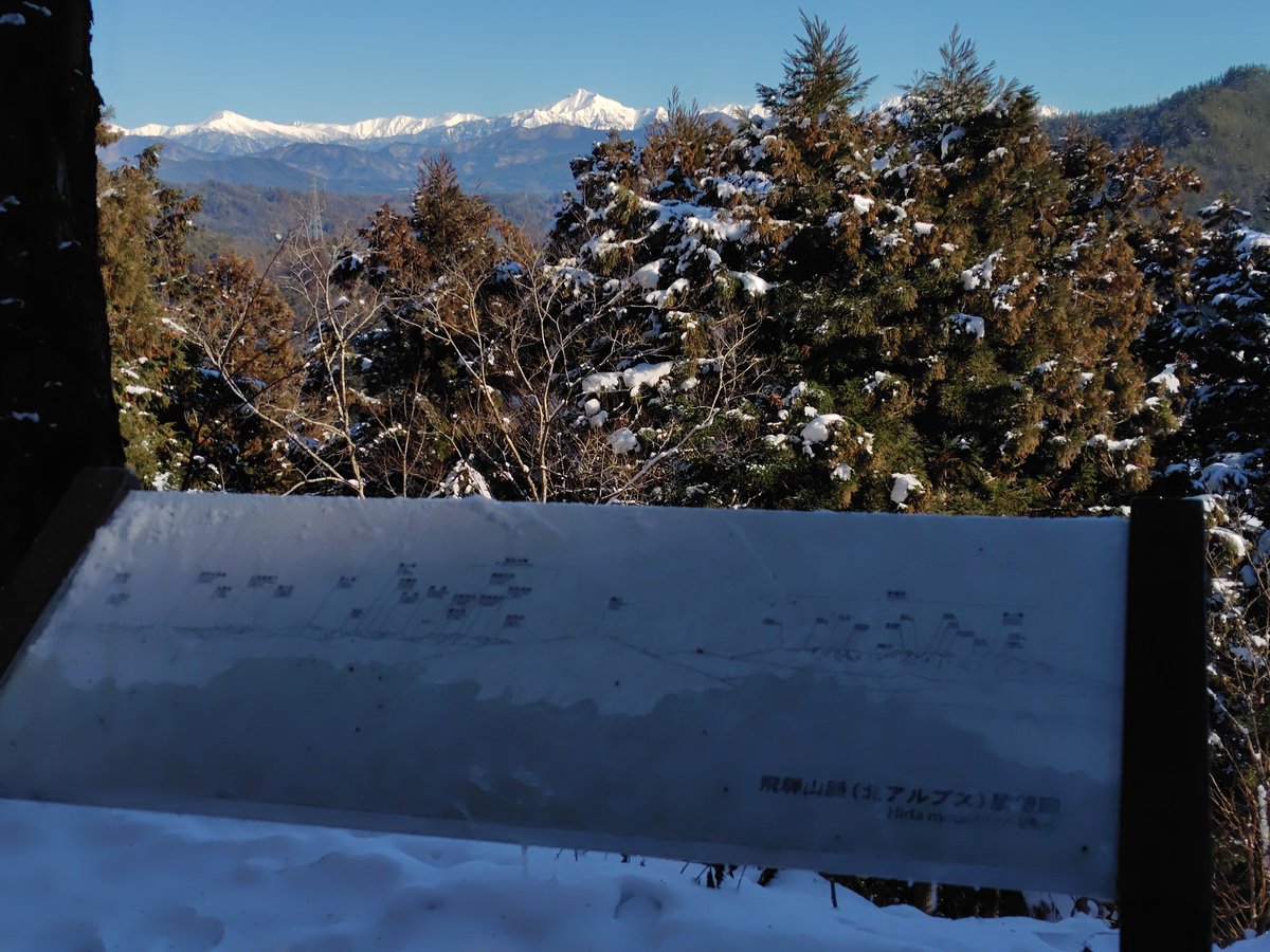 今日の飛騨高山、午前中は晴れていましたが風は強く、先ほど午後6時過ぎからは雪ではなく雨になっています。連休に高山観光の皆さん、市内の日陰路地はスケートリンク状の圧雪路面が多数で明日からは荒れ模様の天気予報。どうぞお気を付けて！
久々の城山公園、今年も会えるかなぁ〜。