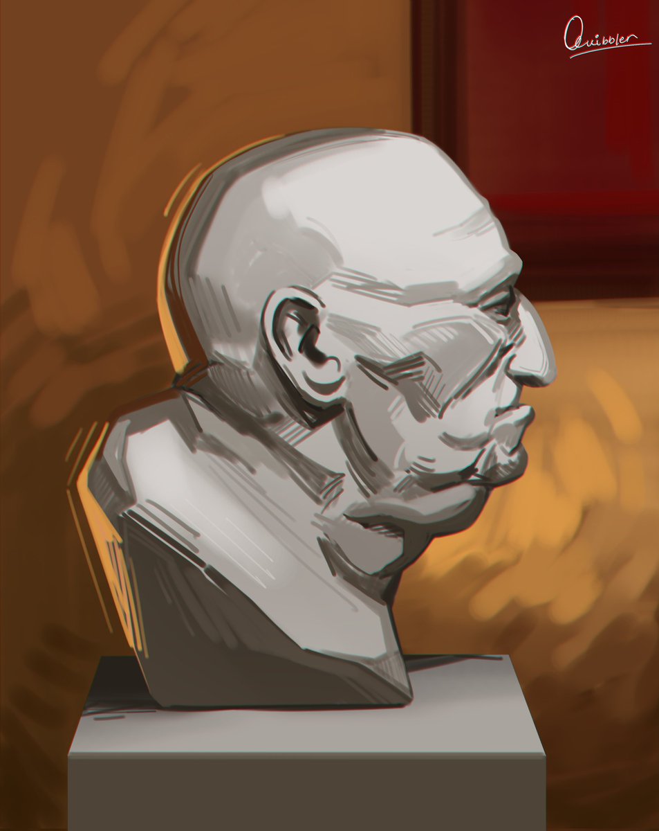 by_quibbler's tweet photo. Artclub's sketch week 2

I hope we'll be drawing busts for at least another week, I really like this 🥴

#stady #sketch #drawing https://t.co/7bHULvXLbA