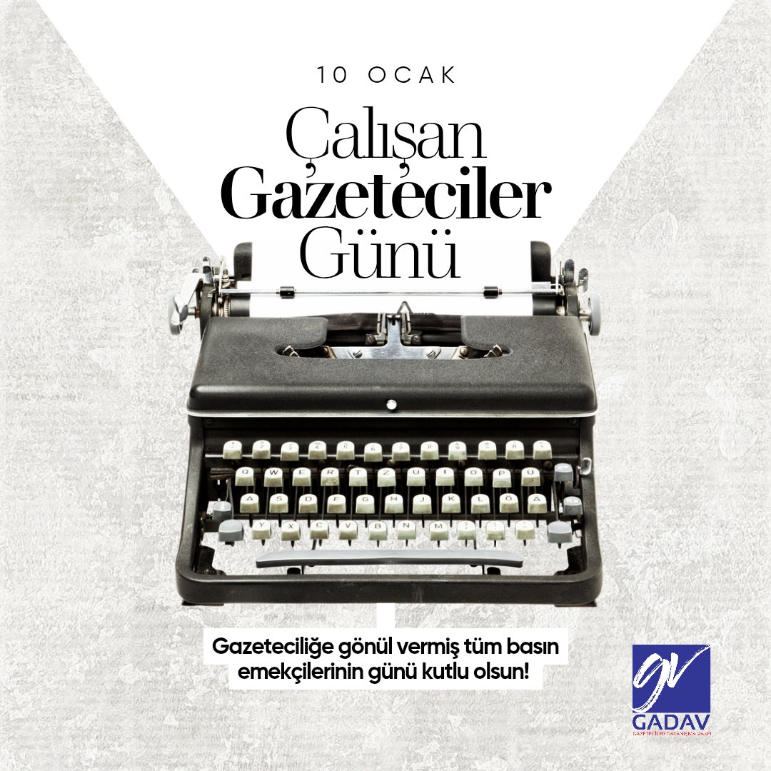 Gazetecilik bir meslekten fazlasıdır;
hakikate karşı sorumluluktur.

Hakikatin izinde çalışan tüm gazetecilerin
10 Ocak Çalışan Gazeteciler Günü kutlu olsun.📰

#10Ocak
#ÇalışanGazetecilerGünü
#Gazetecilik
#BasınÖzgürlüğü
#GADAV