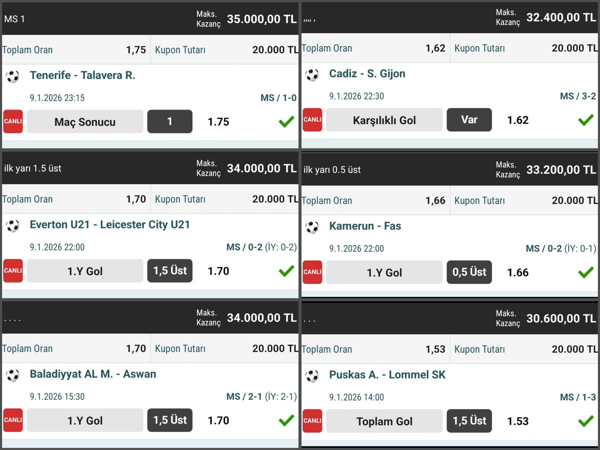 VIP ÜYELİK BİLGİSİ İÇİN ÖZEL DEN İLETİŞİME GEÇEBİLİRSİNİZ 🫶🏼🫵🏼 
#iddaatahminleri #iddaa #bahistahminleri #tahmin #bankotahmin #gününmaçı #futboltahmin #maçtahminleri #orananalizi #sporanalizi #bahisanaliz #kuponpaylaşımı #kupon