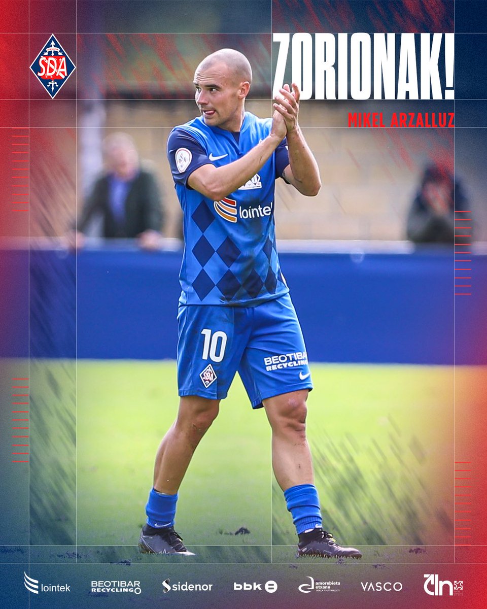 𝙕𝙤𝙧𝙞𝙤𝙣𝙖𝙠 𝙈𝙞𝙠𝙚𝙡! 🎂🥳

Gaur Mikel Arzalluz jokalariaren urtebetetzea da. Zorionak eta egun ona izan dezazula, <a href="/ArzalluzMikel/">mikel arzalluz</a>! 

#aupaAZULES