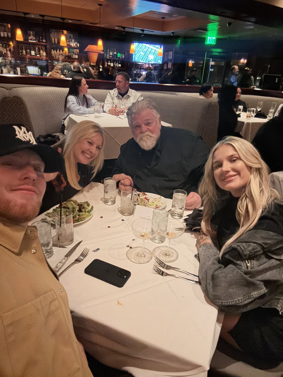 ￼@PayTheLadyLaura and I Celebrating a very happy birthday with our son Garrett and his girlfriend Alyssa