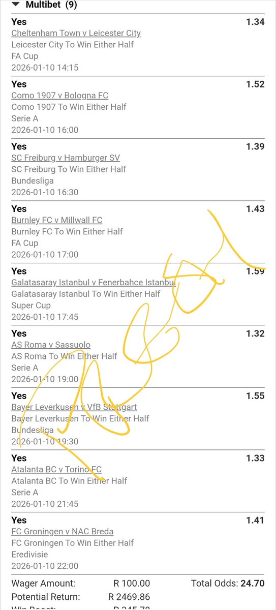 GreenWorldCTM's tweet photo. BEST 👌  9
Win Either Half

Betway Code BW30FEEBB8

25 Odds

🔥🔥🔥🔥 https://t.co/RpoVNwDGl9