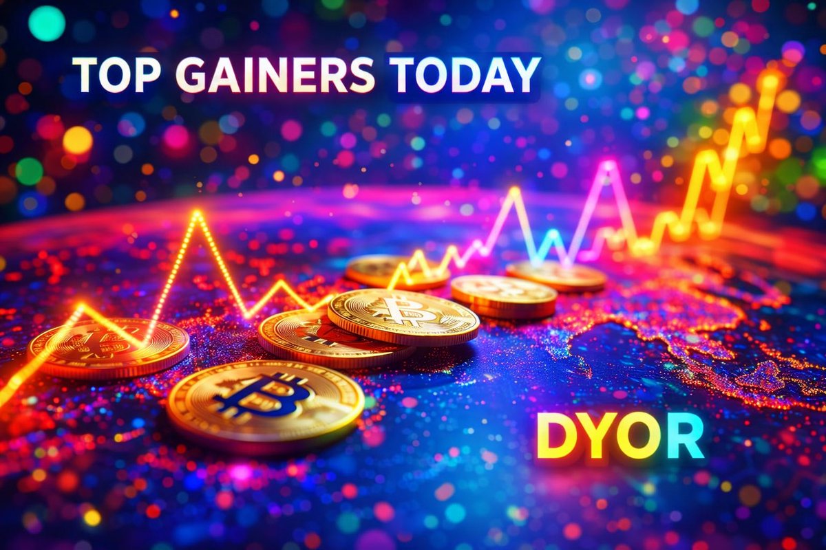 🚀 Top Crypto Gainers Today • DOG +12% –meme momentum & listing buzz • POL  +12% –Coin of the Day, strong L2 narrative • Render/AI coins heating up –  resilient sector play