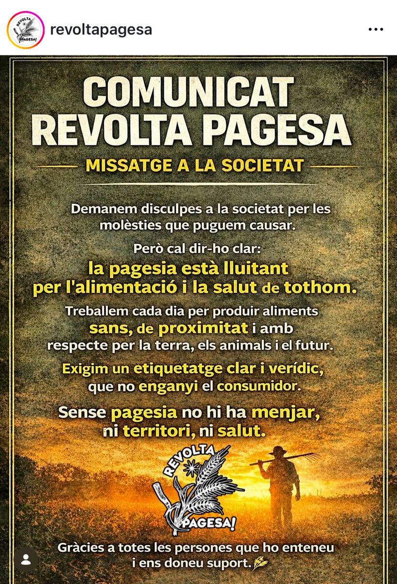 El conseller d'Agricultura, Ganadería, Pesca i Alimentació, Òscar Ordeig, partidari de Mercosur, en contra del pagesos que ens faciliten l'alimentació. Ni tant sols els ha escoltat.
Per a què serveix un conseller així?

#ÒscarOrdeigDimissió