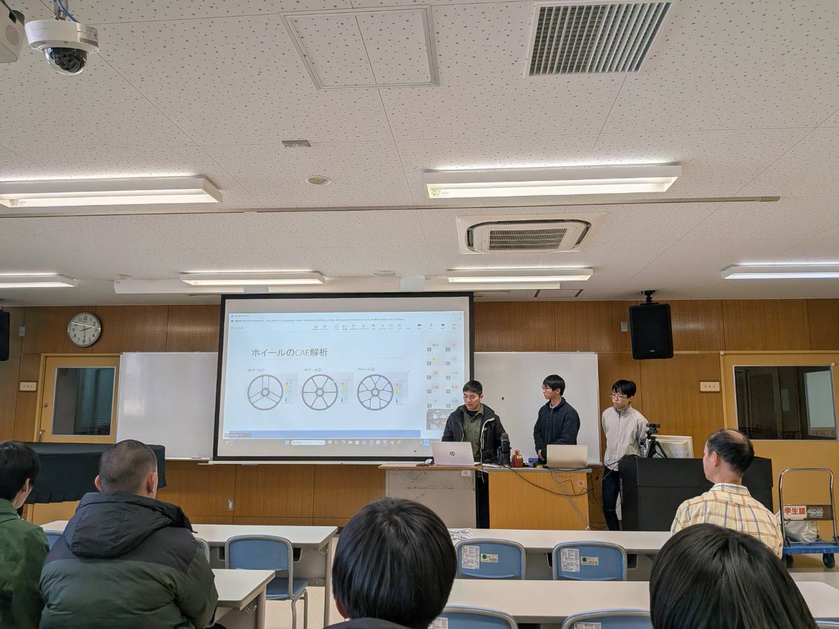 pitn_mobility's tweet image. 本日、長野高専で開催された省燃費技術研究会で本チームの学生が5件の口頭発表をさせていただきました。