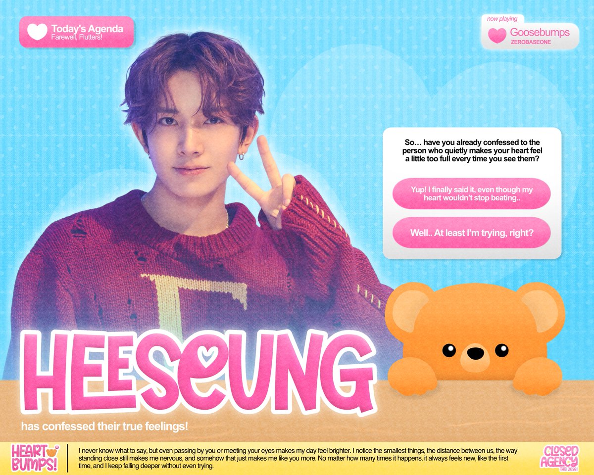 FluttersEVAN's tweet photo. 💌 𝟭 𝗡𝗲𝘄 𝗠𝗲𝘀𝘀𝗮𝗴𝗲 𝗳𝗿𝗼𝗺 𝗠𝘆𝗛𝗲𝗮𝗿𝘁𝗯𝘂𝗺𝗽𝘀ⵑ

With a fluttering heart and trembling hands, the words finally arrived where they belong! I, 𝗟𝗲𝗲 𝗛𝗲𝗲𝘀𝗲𝘂𝗻𝗴, chose bravery and turned a simple day into a moment filled with warmth and love. 💬💗 https://t.co/FP9sdAHYVH