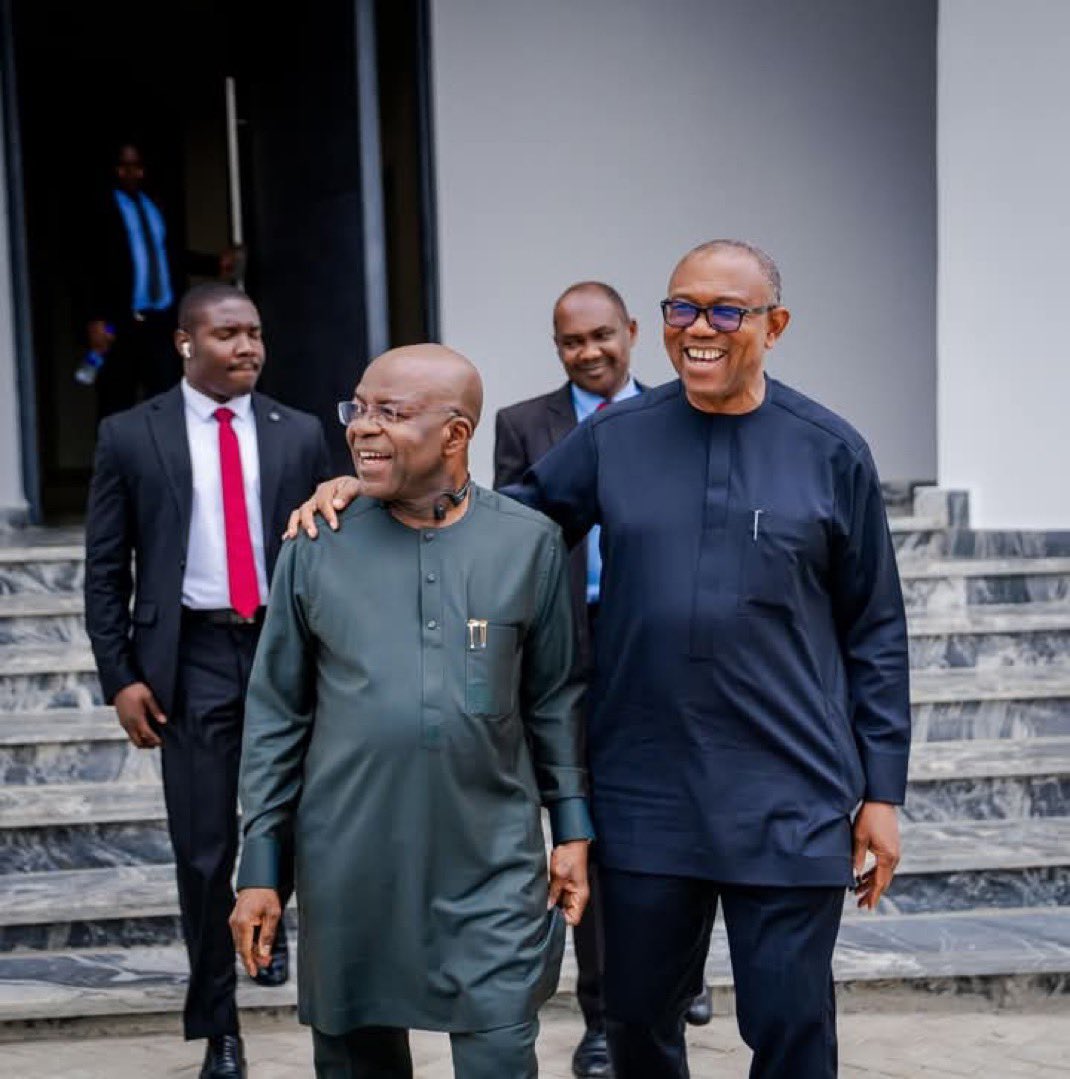 NemeremNjoku's tweet image. Imagine these two as president and vice, then Nigerians can finally breathe