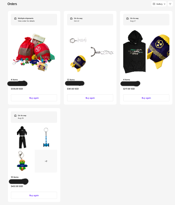 How much have ur spent on merchandises by <a href="/haz3m_/">hazem</a> <a href="/secrethazem/">hazem</a>? Heres how much i've spent!

From <a href="/Makeship/">Makeship</a>:
Hazem Plushie x10 - $355 USD
Total from <a href="/Makeship/">Makeship</a>: $355 USD

From <a href="/quataun/">Quataun</a>:
Quataun Typography Hoodie (Limited Edition) x1 - $46 USD
Quataun Cyber Set x1 - $89 USD
Metalic