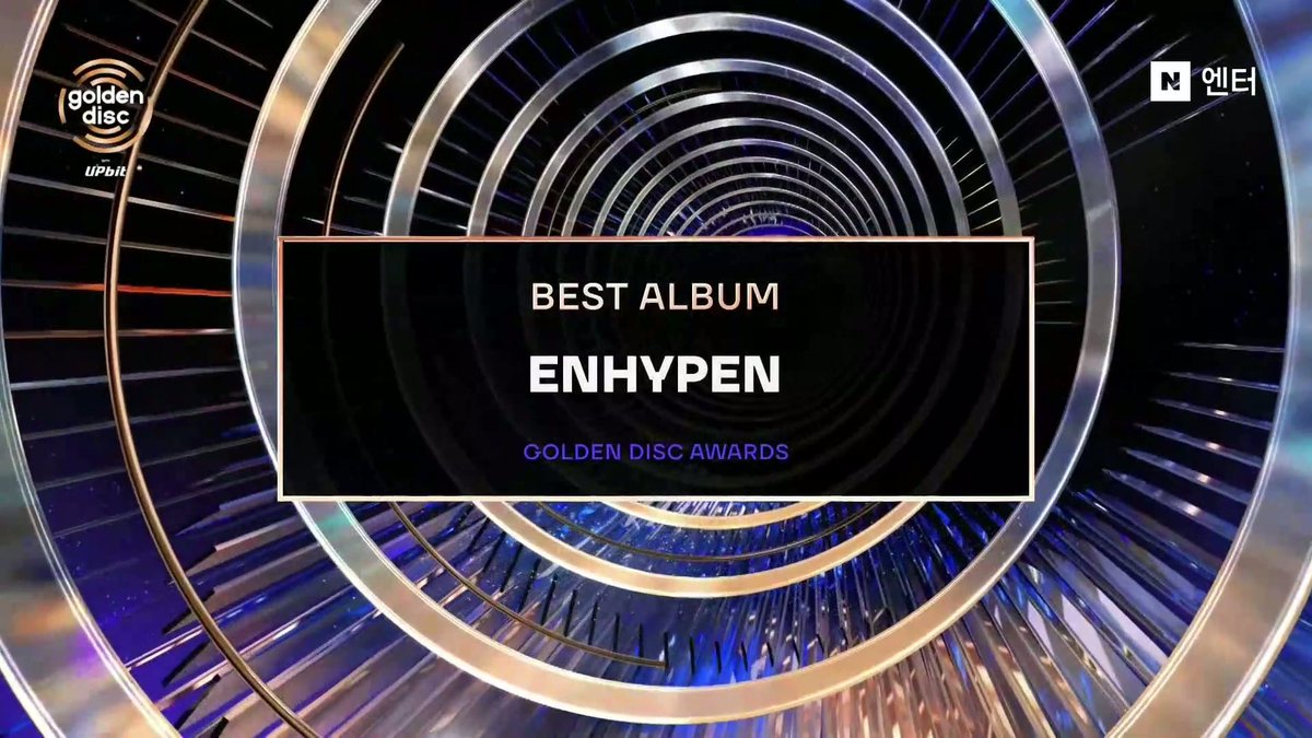 en_tashii's tweet image. ENHYPEN WINS BEST ALBUM ON GDA!!