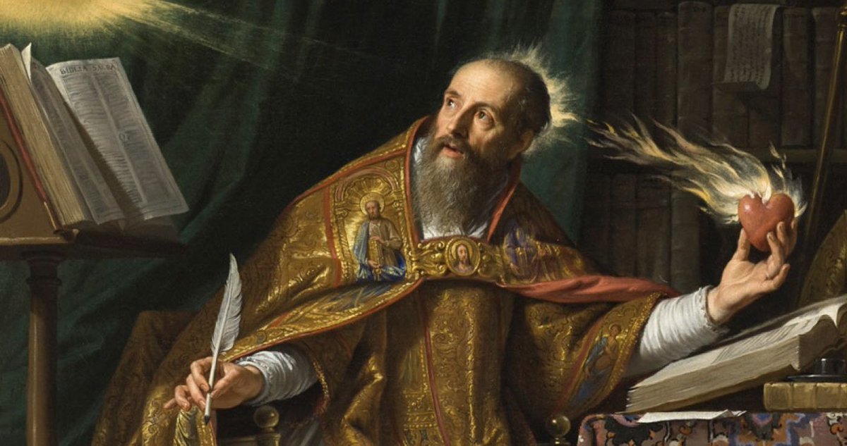 Mustbecatholic's tweet image. “The Bible was composed in such a way that as beginners mature, its meaning grows with them.”

— St. Augustine of Hippo