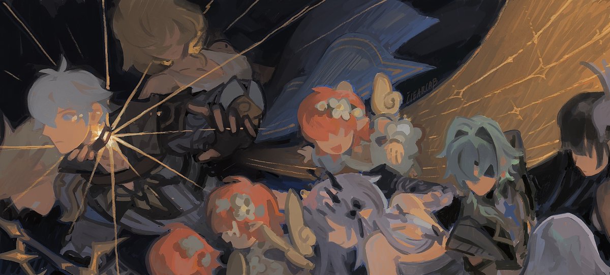 that blinding, guiding, light of dawn 
#hsr #phainon