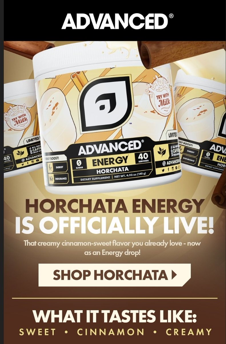 A NEW <a href="/ADVANCEDgg/">ADVANCED®</a> FLAVOR!?

HORCHATA!?

Be still my little Mexican heart!!!!
