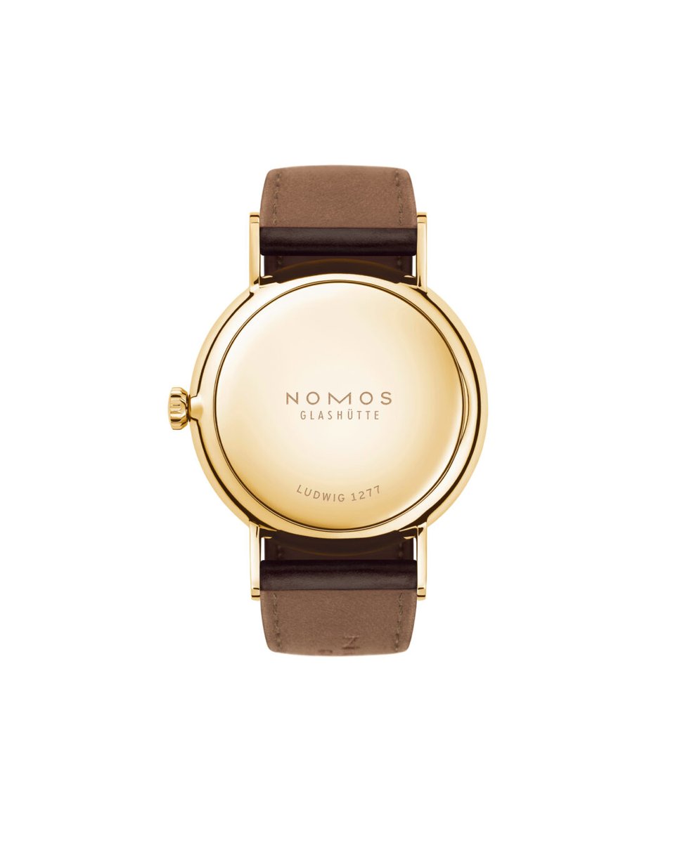 nomosglashuette's tweet image. Can a gold #dresswatch with Roman numerals be modern? #Ludwig gold doré proves it can. The solid #gold case and hands are balanced by the precise numerals. Inside, the in-house built caliber DUW 4001 keeps time. Modernity, in a most elegant form.

nomos-glashuette.com