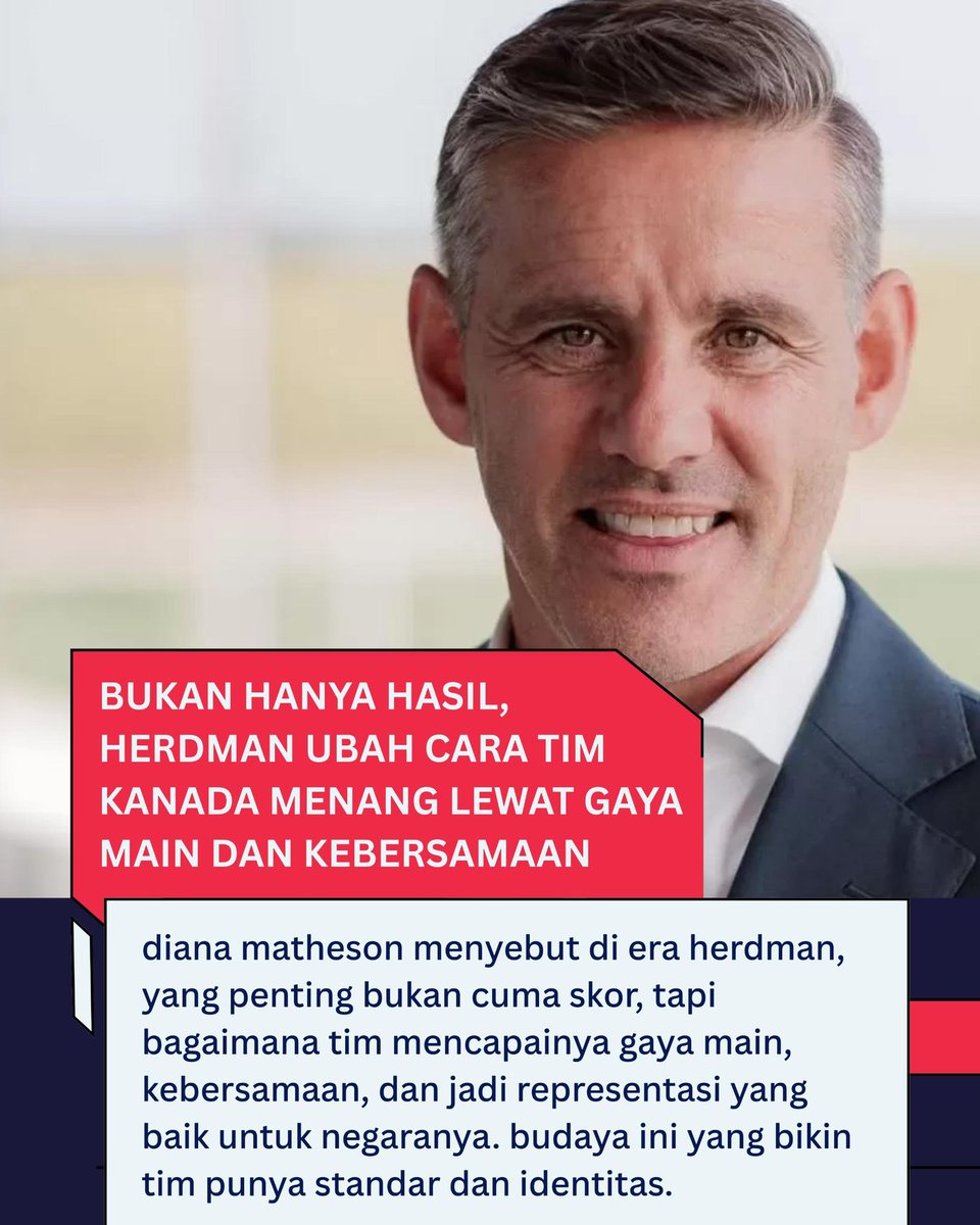 Magzviral's tweet photo. Diakui eks pemain Kanada, sentuhan terbesar Herdman ada di karakter pemain, bukan hanya di papan taktik.
#berita #timnasindonesia #sepakbola https://t.co/vZvBujJulZ