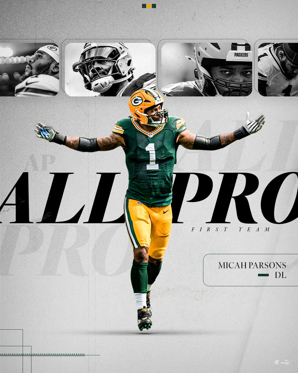 packers's tweet image. 1 of 1

Congrats to @MicahhParsons11 on first-team All-Pro honors