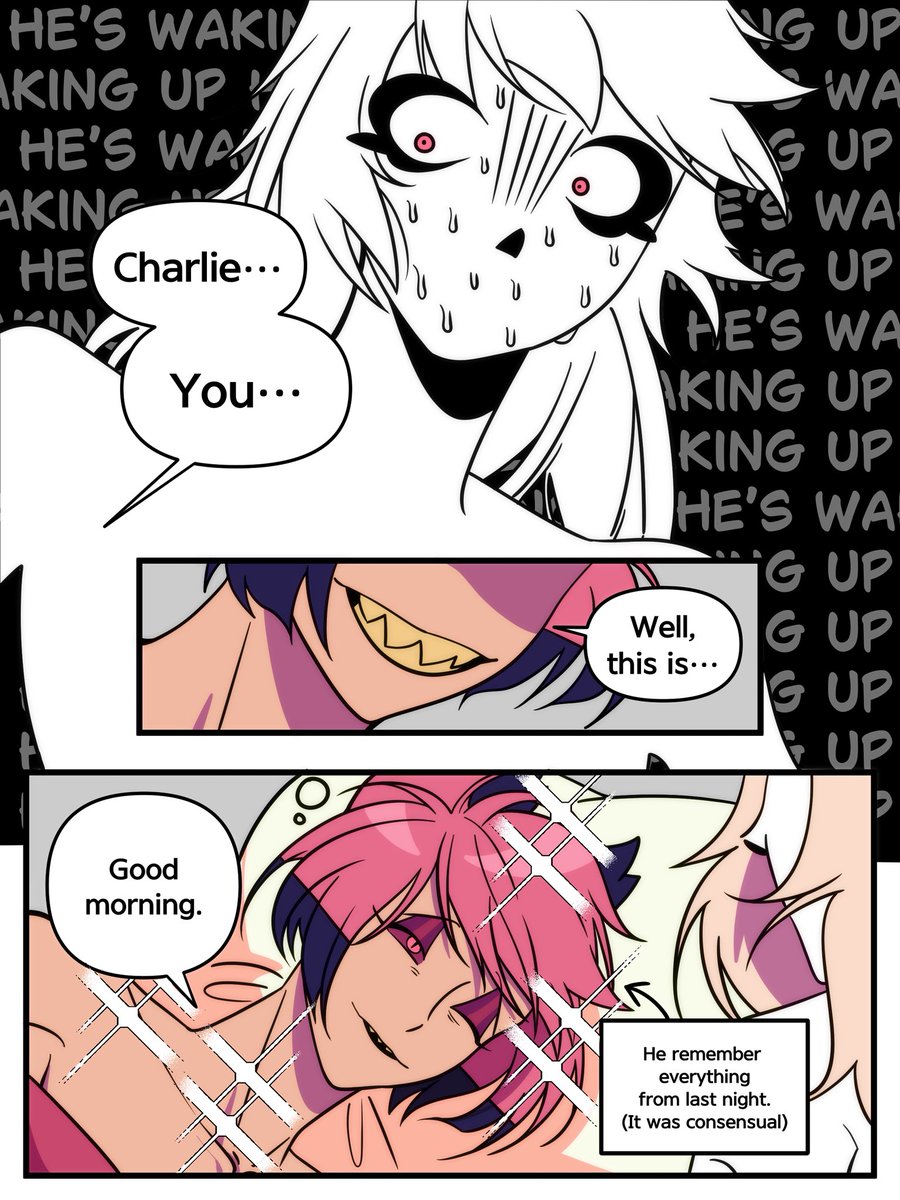 buttergamja789's tweet image. The morning after
#charlastor