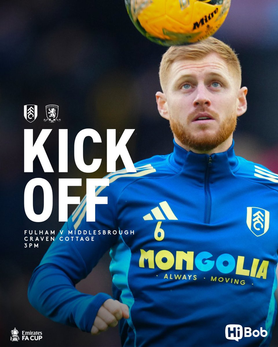 صافرة انطلاق المباراة .👊🏻

فولهام 0-0 ميدلزبره

#فولهام | #FFC