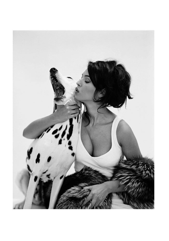 virgoessence's tweet image. Monica Bellucci photographed by José Ferrater for Vogue Spain, 1995