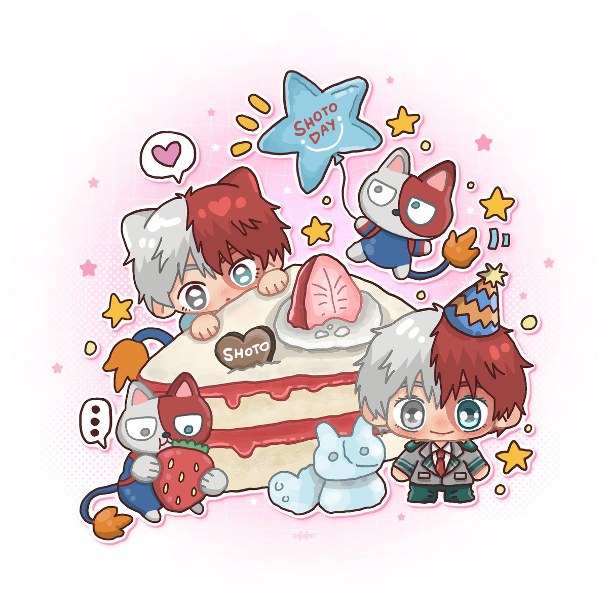 chooest's tweet image. shoto day ₍ᐢ.  ̫ .ᐢ₎ 🍰🍓

#轟焦凍誕生祭2026
#轟焦凍生誕祭2026