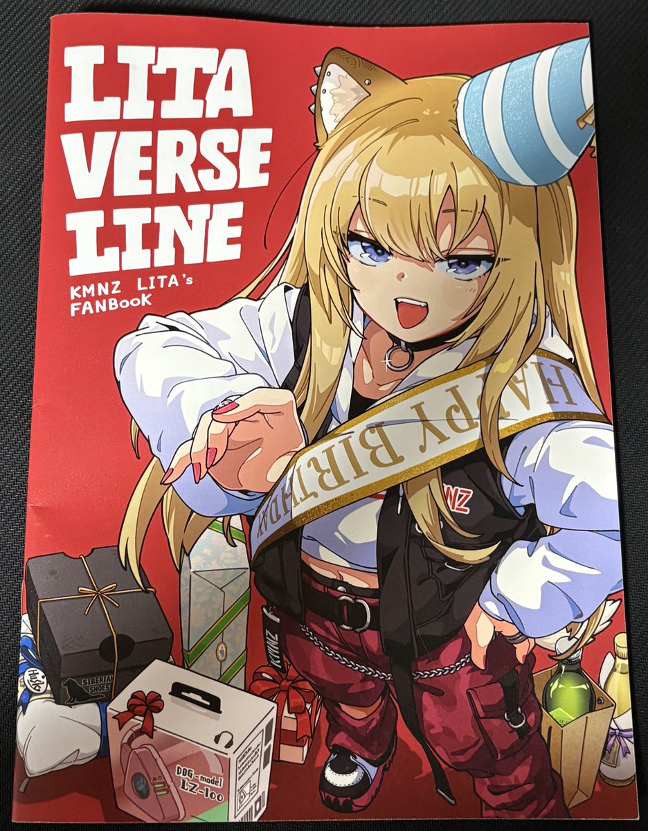 この度、KMNZ LITAちゃんの誕生日をお祝いする
「KMNZ VERSE LINE」という
HZ絵師36名による合同誌を作りました！

リタちゃん誕生日おめでとうございます。
これからも私たちを驚かせるような音楽を
楽しみしています！

#KMNZLITA生誕祭2026
#LITABD2026
#LITAVERSELINE