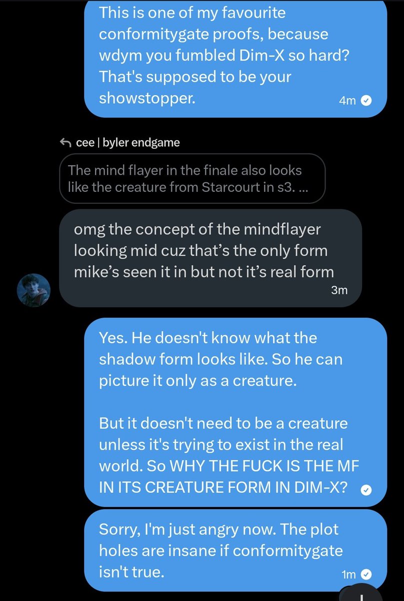 I'm gonna need the Duffers to explain this to me like I'm 5 if #conformitygate isn't real