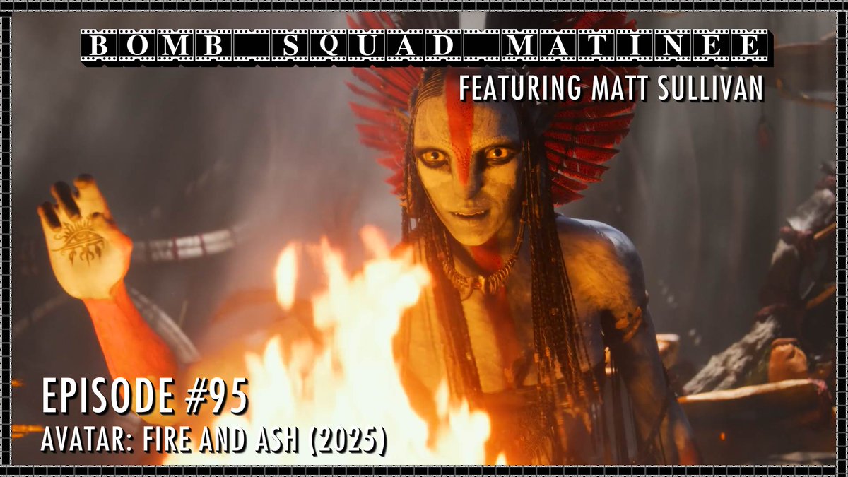 WATCH NOW!: youtu.be/KjPRIzAgE54
Audio version: linktr.ee/bombsquadprodu…

On the 95th episode of Bomb Squad Matinee, Tanner, Austin, Tim, and special guest visual effects artist Matt Sullivan discuss James Cameron's latest trip to Pandora, Avatar: Fire &amp; Ash.