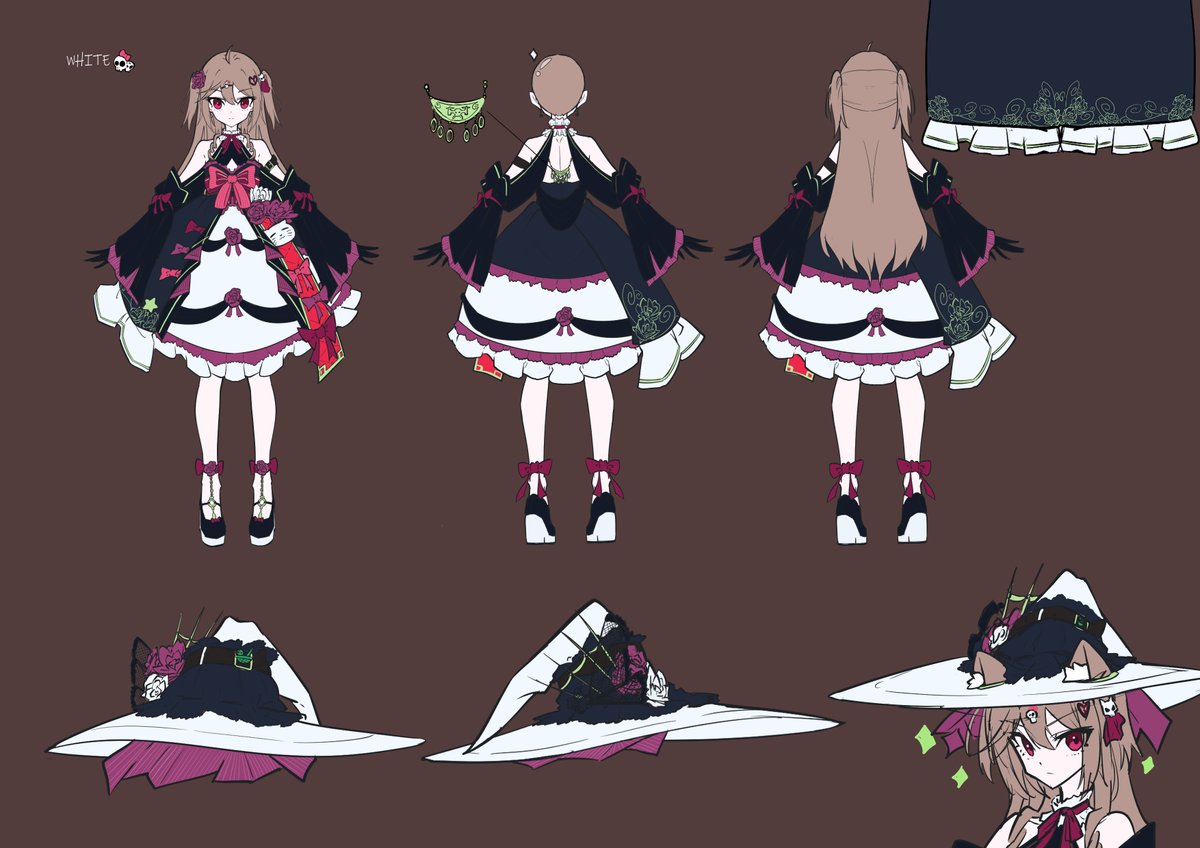 White45838787's tweet image. EVIL  [LOLITA] 
*Resend*

#eviloutfit2026
#heartheartart